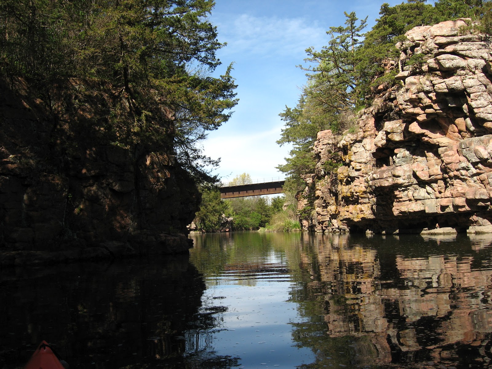 Kayaking the Lakes of South Dakota Split Rock Creek Upstream from
