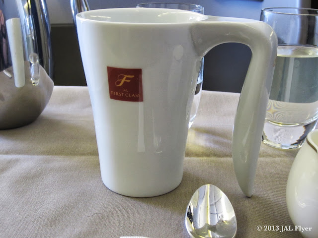 JAL First Class coffee mug from Hasami Nagasaki