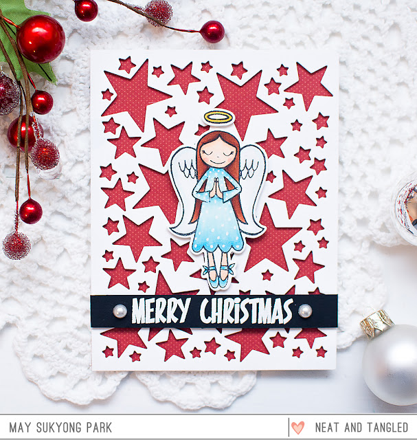 Video: Christmas Card with Negative Die-Cut Background - Neat and Tangled