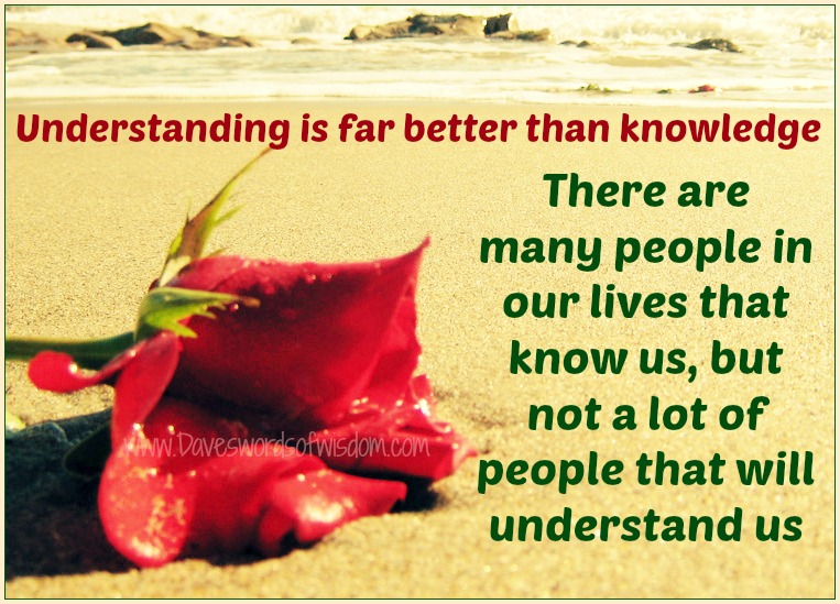 Understanding Is Better Than knowledge