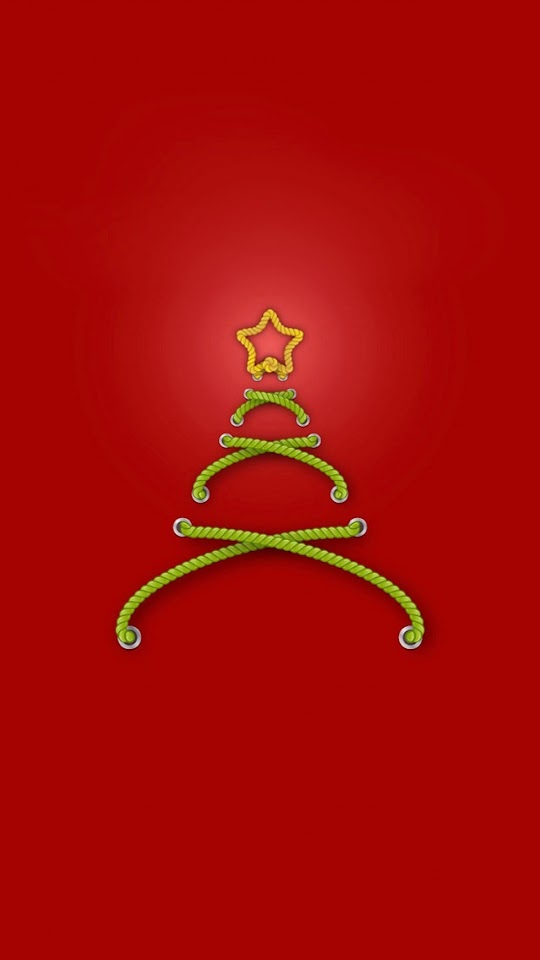 Stitched Christmas Tree Red Background  Galaxy Note HD Wallpaper