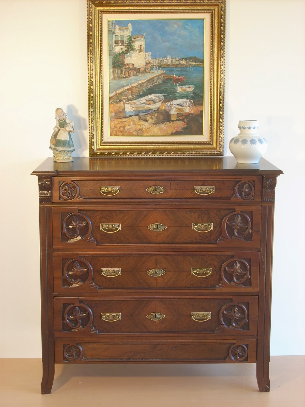 VENTA DE MUEBLES ANTIGUOS RESTAURADOS NATURMOBLE CÓMODA MODERNISTA DE