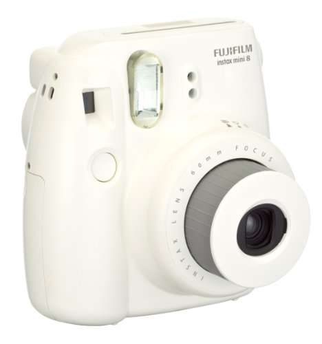 Fujifilm Instax Mini 8 Instant Film Camera (White)