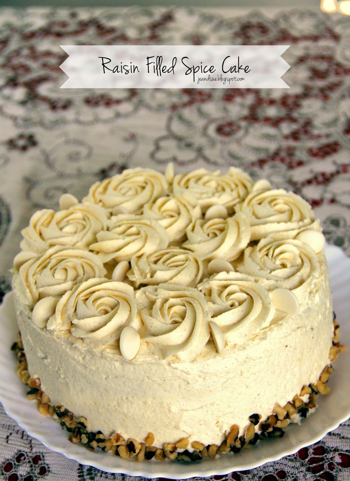 Jo and Sue Raisin Filled Spice Cake