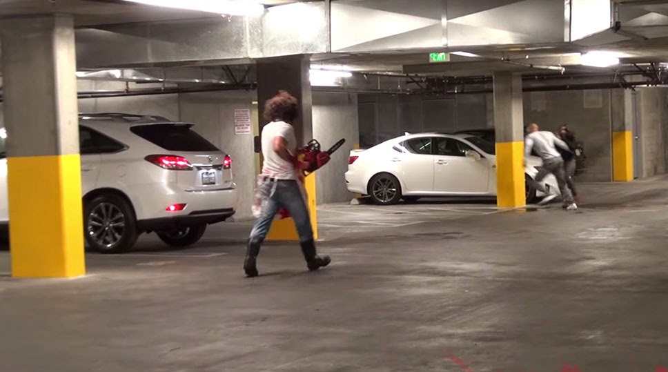 Chainsaw Massacre Prank! (Scary) Song Sport Movie And Game