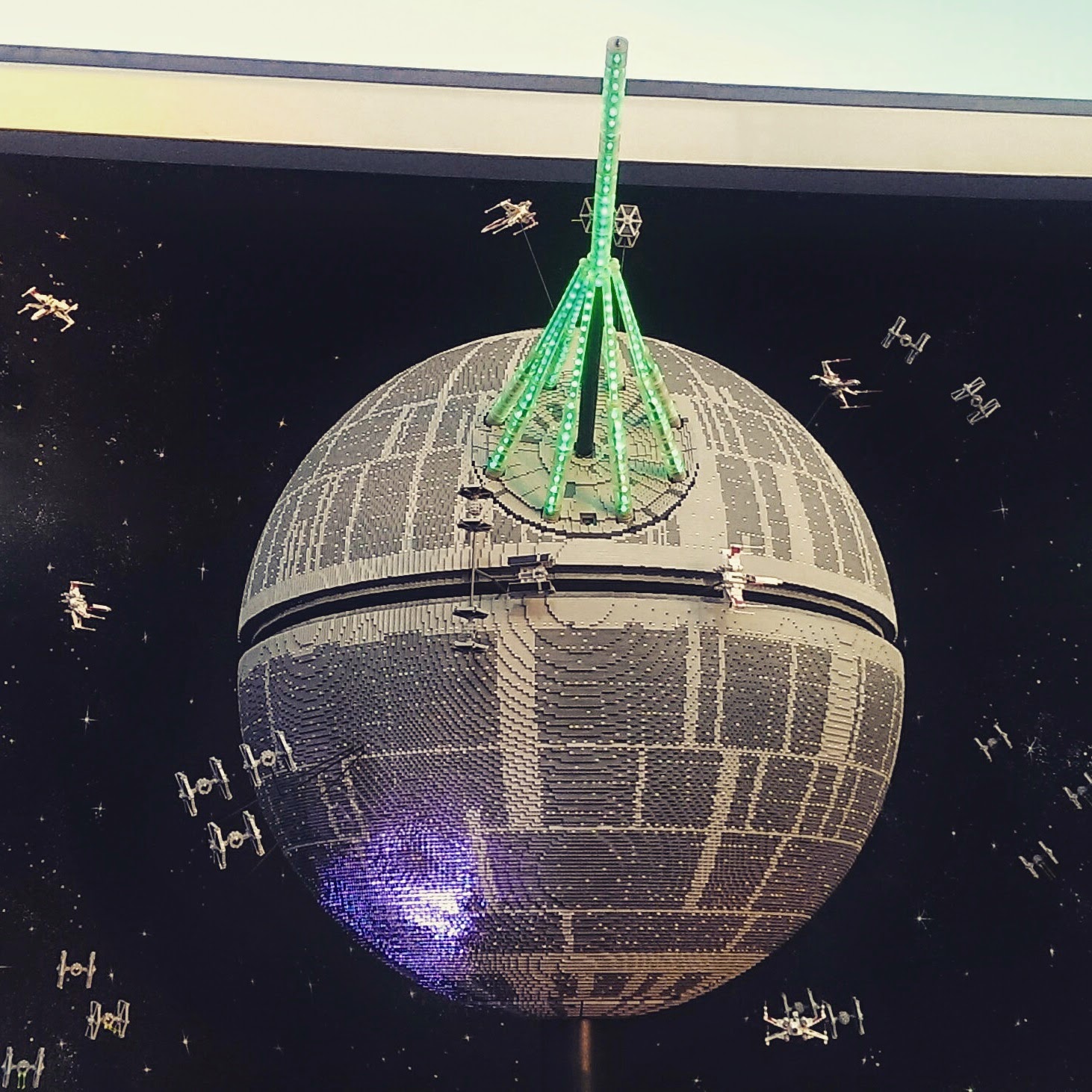 Death%2BStar%2BLego%2BLand Things To Do At Legoland - See Legoland Star Wars Miniland Death Star Model Display