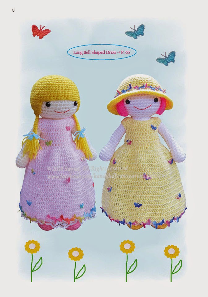The Dress Up Dolls Crochet Pattern Book is out :) - Sayjai ...