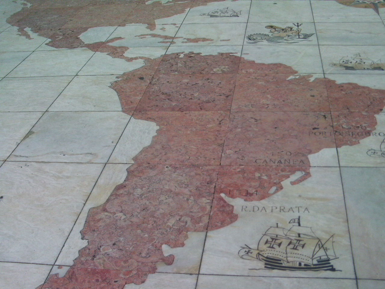 Mapa mundo, rotas marítimas dos portugueses pelo mundo