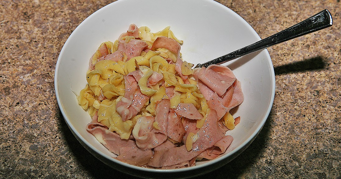 The Shit I Eat: Fried Cheesy Egg Noodles with Ham