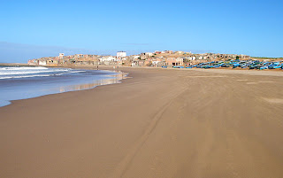 Sidi Kaouki beach and rapidly developing village.