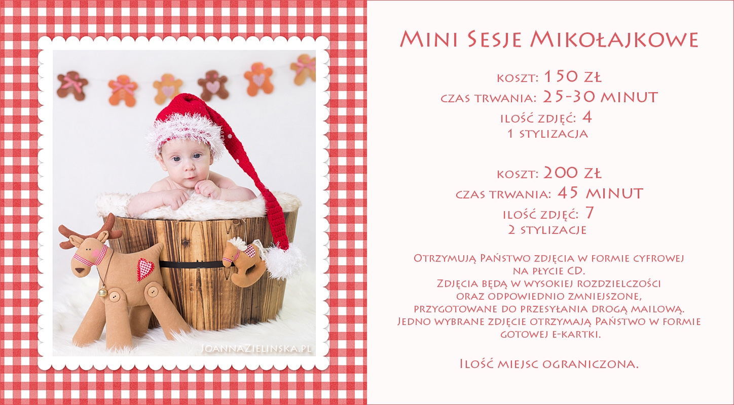 Joanna Zielińska - fotografia (blog): Mini sesje mikołajkowe - Poznań