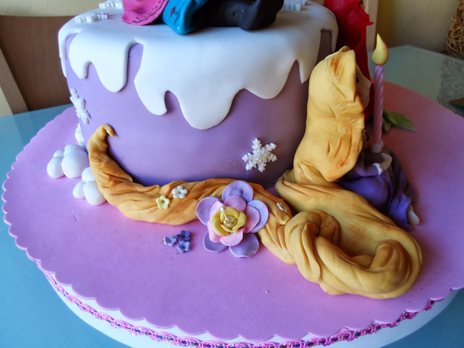 Tartas De Sande: TARTA PRINCESAS DISNEY