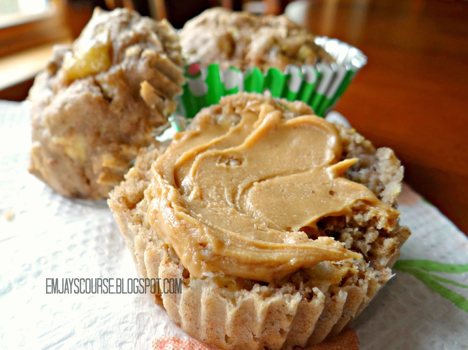 emjay's course Whole Wheat Banana Oat Muffins (No Sugar Added)