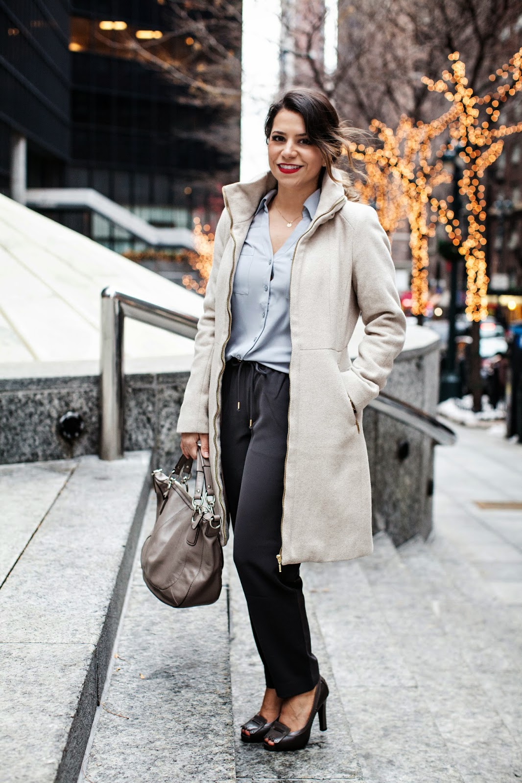 The Corporate Catwalk by Olivia How to Wear Track Pants to Work