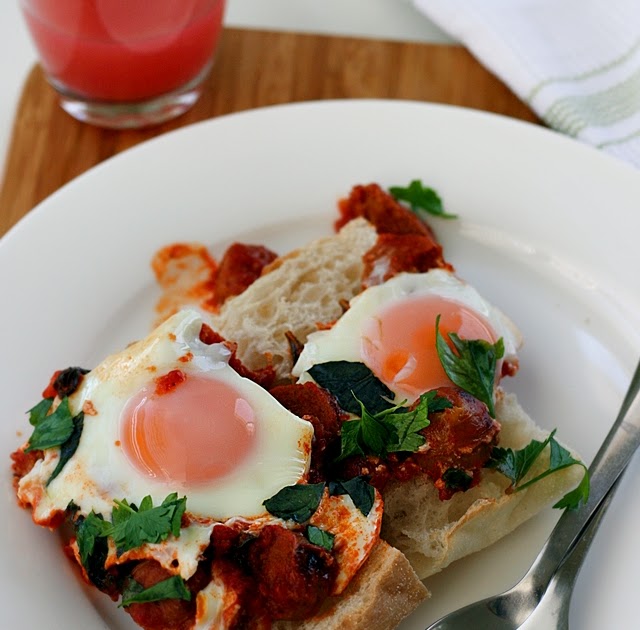 To Food with Love Eggs Cooked in Tomato Sauce and Liebster Award