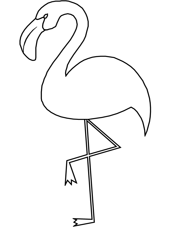 flamingo coloring pages