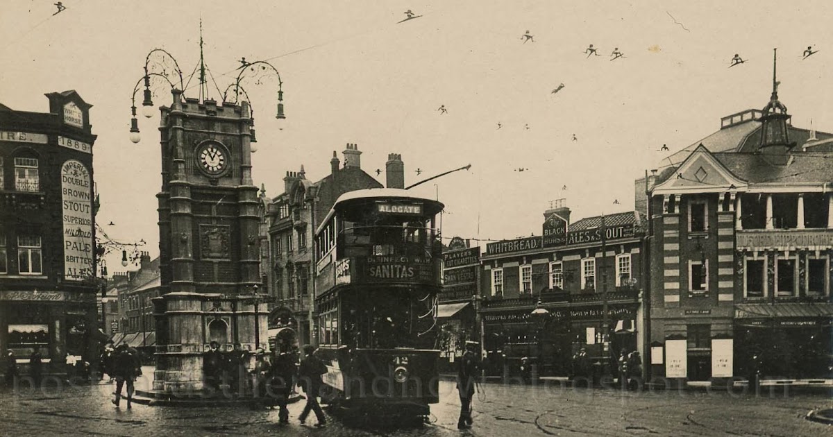 Postcards Then and Now Ilford, The Broadway, c1912