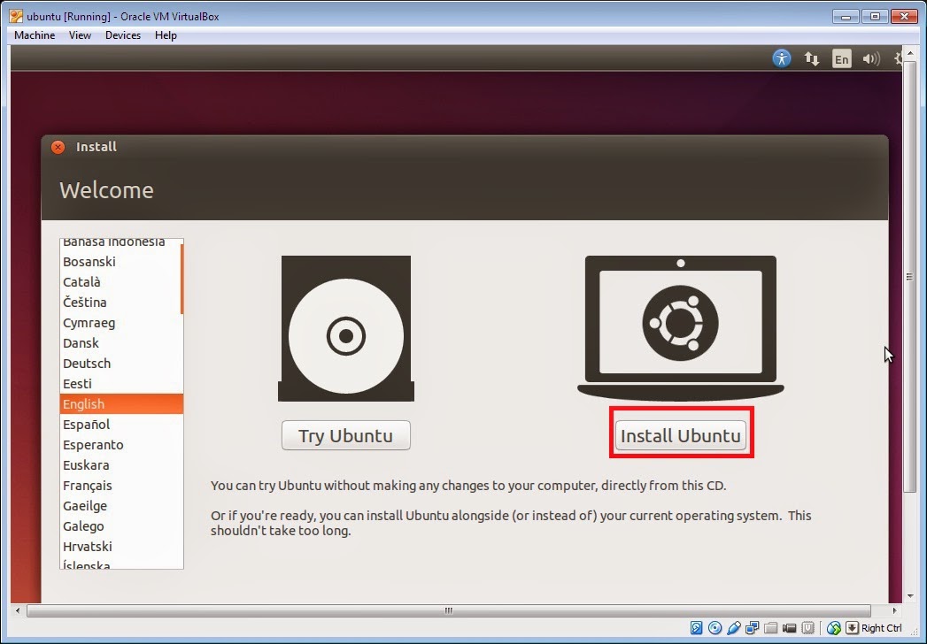 Cara Instalasi Ubuntu Di VirtualBox Cara Instalasi Ubuntu