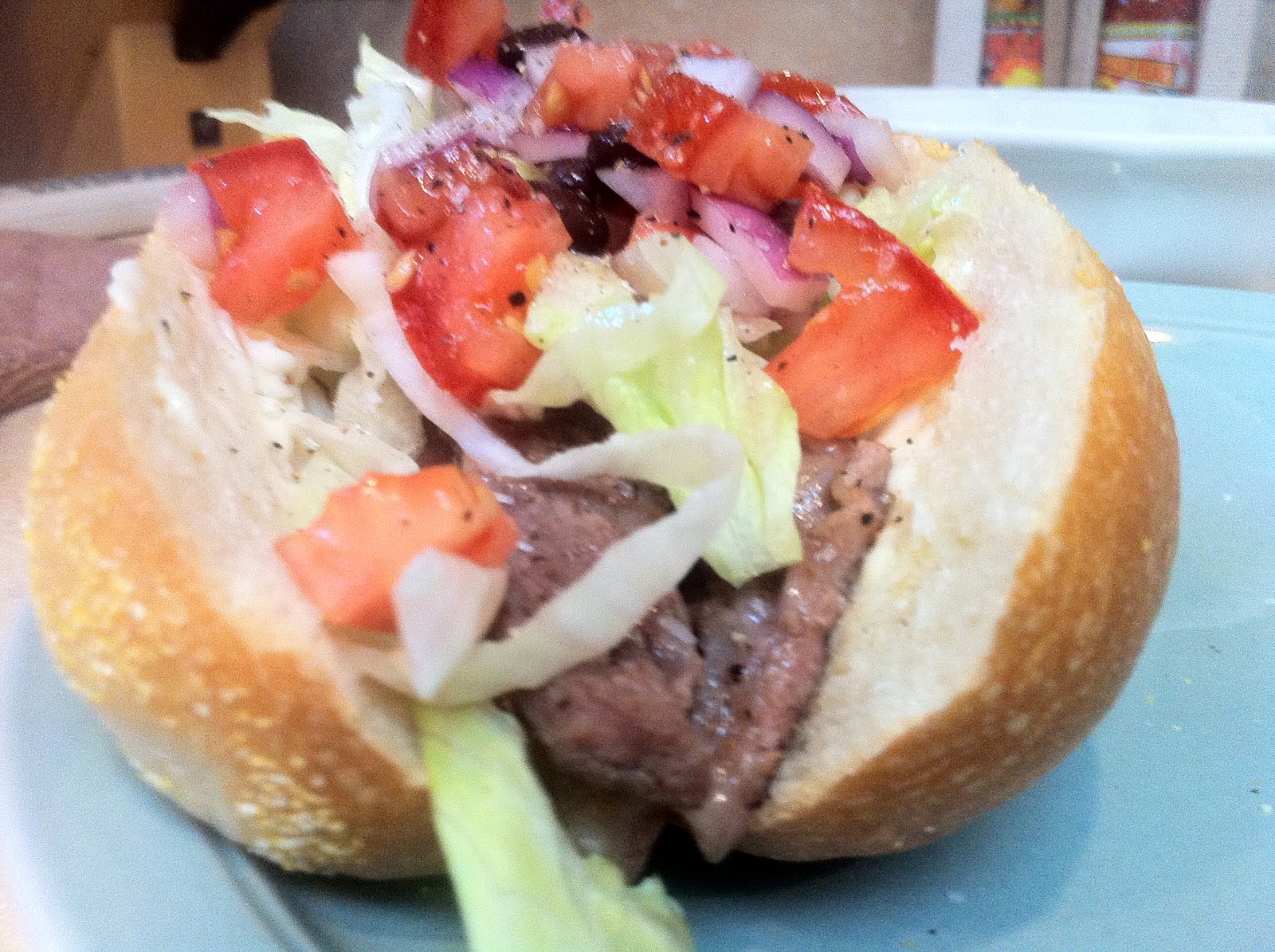 The Domestic Life Flank Steak Sandwiches