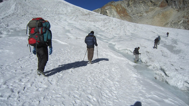 Trekking in Everest region 