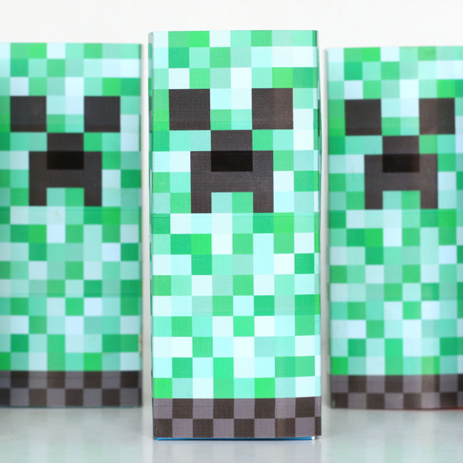 Minecraft Creeper Printable Box Head