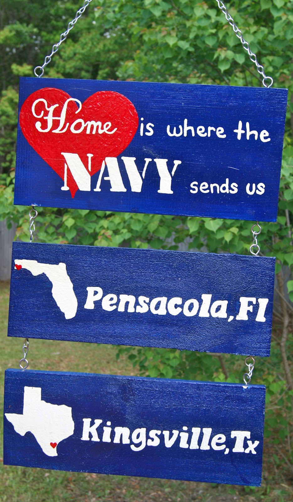 Home Is Where The Navy Sends Us Anchors Aweigh