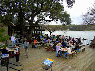 Mozart's Coffee Roasters Cafe on Lake Austin Blvd.