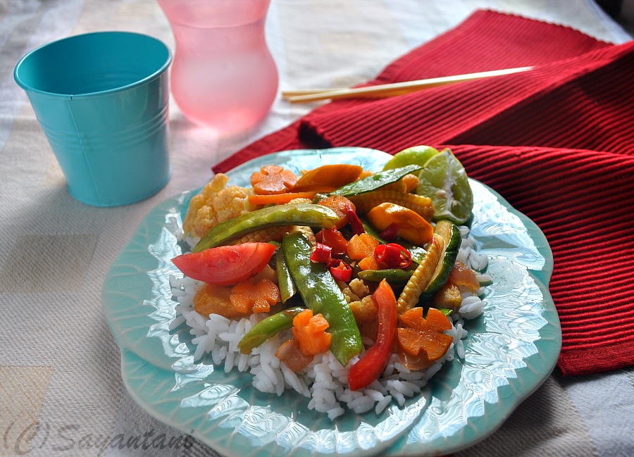 Thai Style Vegetable Stir Fry A Homemaker's Diary