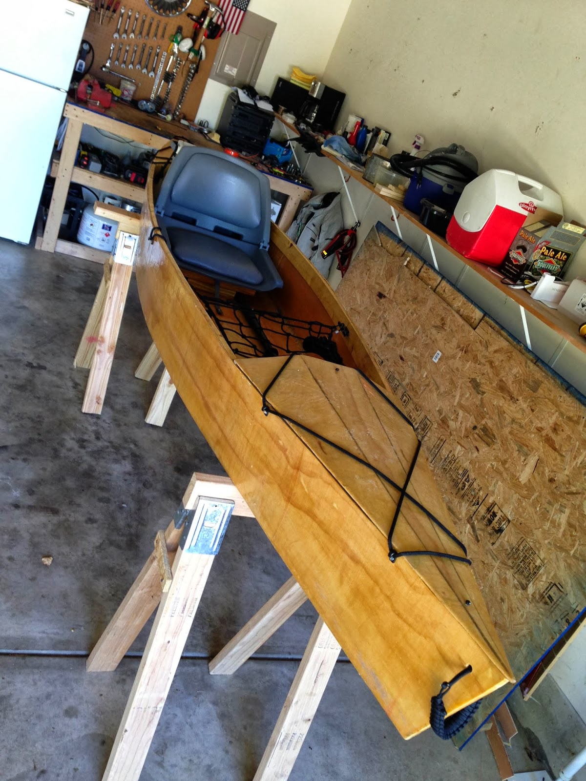 Drew's Projects Stitch and glue kayak