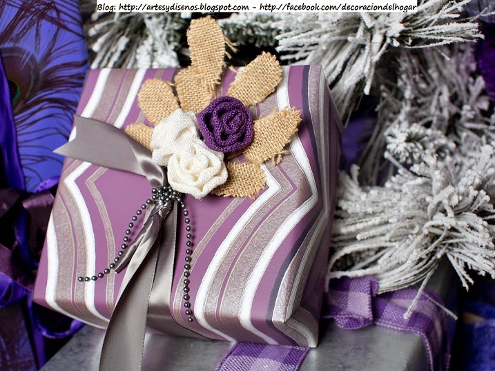 Decorar la Casa para Navidad con Tonos Lila Violeta by artesydisenos.blogspot.com Decorar la Casa para Navidad con Tonos Lila Violeta by artesydisenos.blogspot.com