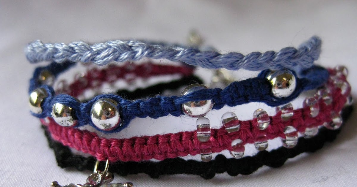 because she started knitting DIY Friendship Bracelet