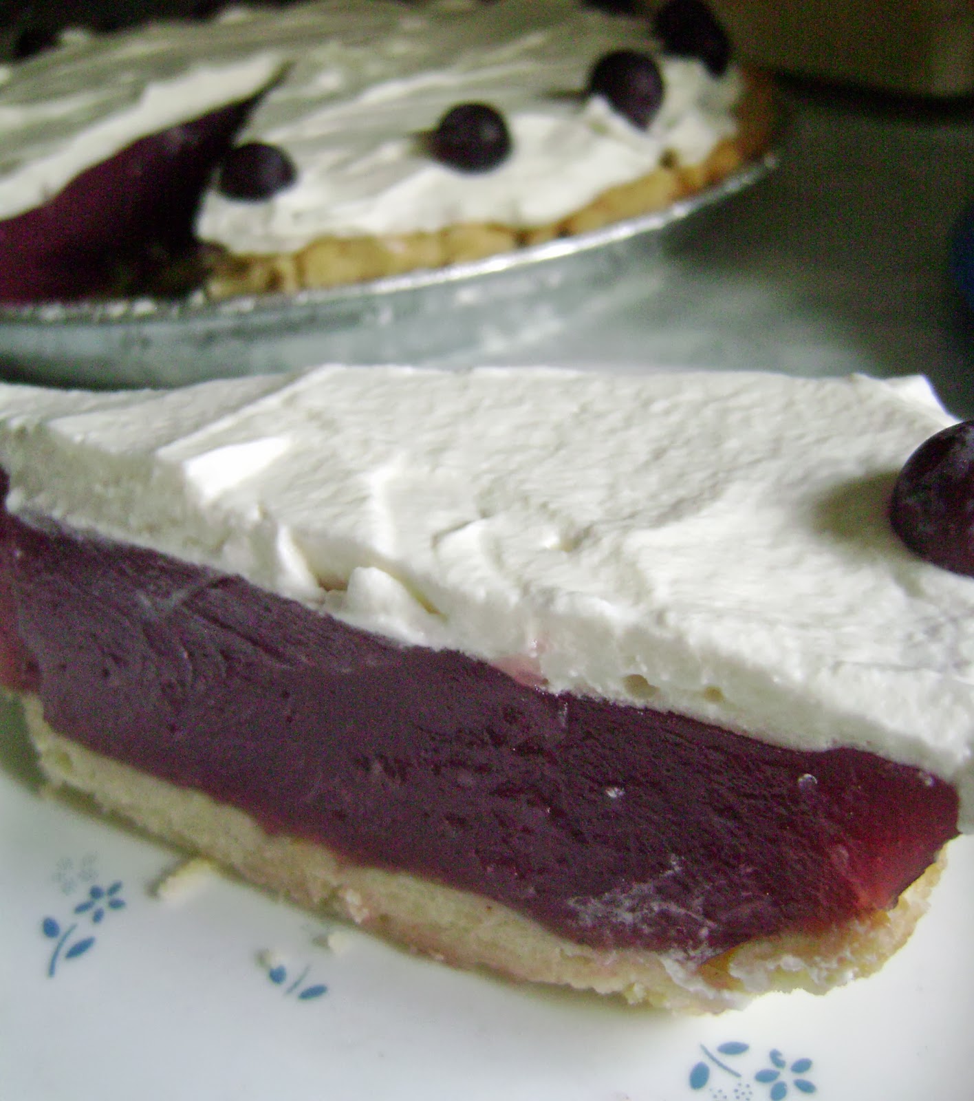 Jo and Sue Grape Cream Pie