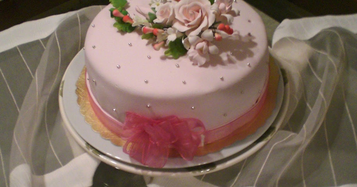 Keremin Kurabiyeleri Çiçekli Pasta