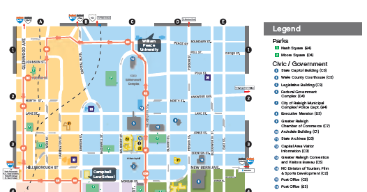 Downtown Raleigh Real Estate: Downtown Raleigh Map, Attractions