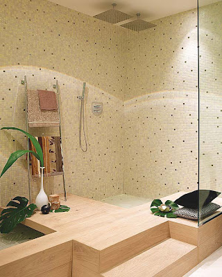 Decoración de interiores: Baño inspirado en la Naturaleza con Plantas