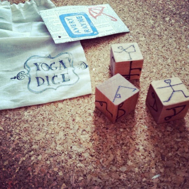 tinytoesyoga yoga dice