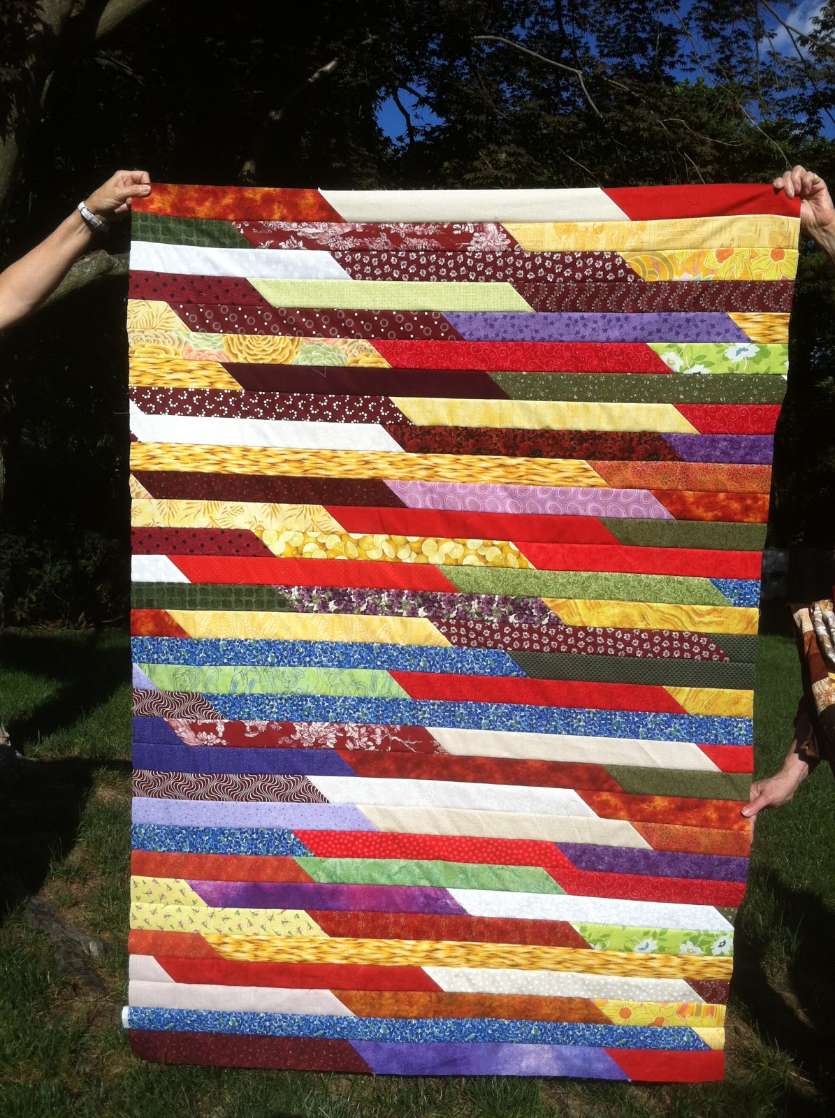 Jersey Girl Quilters The Finished Jelly Roll 1,600 inch Quilt Tops