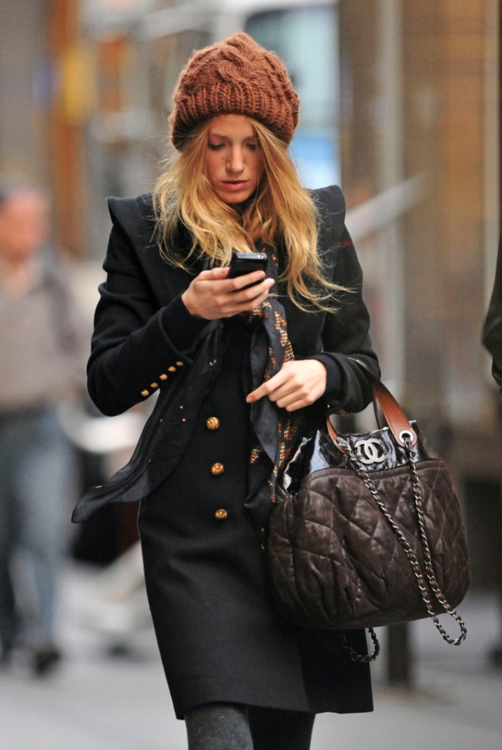 chanel mademoiselle bag blake lively