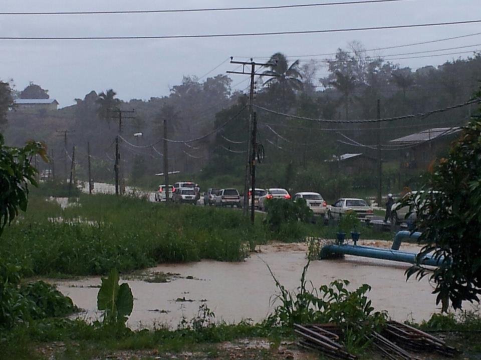 Gambar banjir di Kampung Tombilidon, Kota Marudu, Sabah (7 Photo)