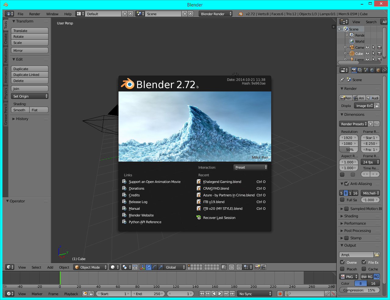 How to Use A Template In Blender
