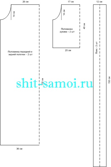 Выкройки платья с резинкой на бедрах Выкройки платья с резинкой на бедрах