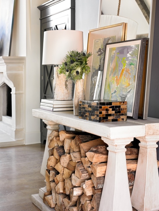 ReNew ReDo! Console Table / Firewood Holder