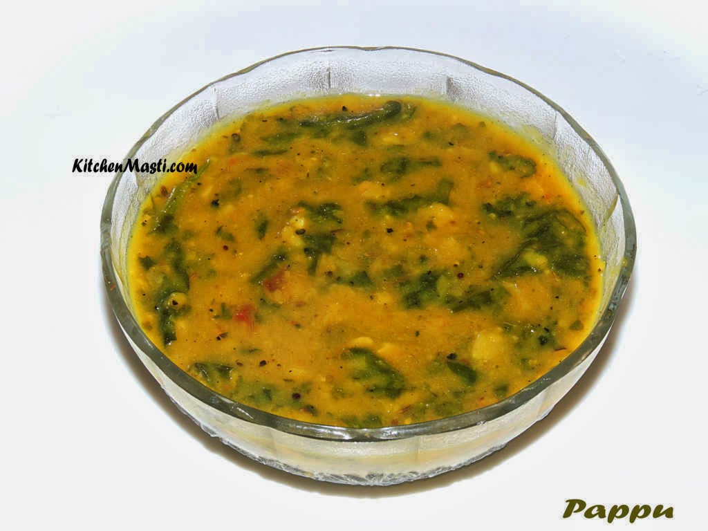 Andhra Style Palak Pappu (Spinach Pappu Recipe ) | Vegetarian Recipes