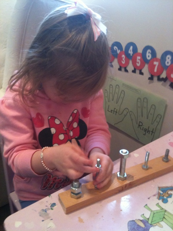 What do you do all day? Nut and Bolt matching