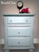 French Blue Nightstand