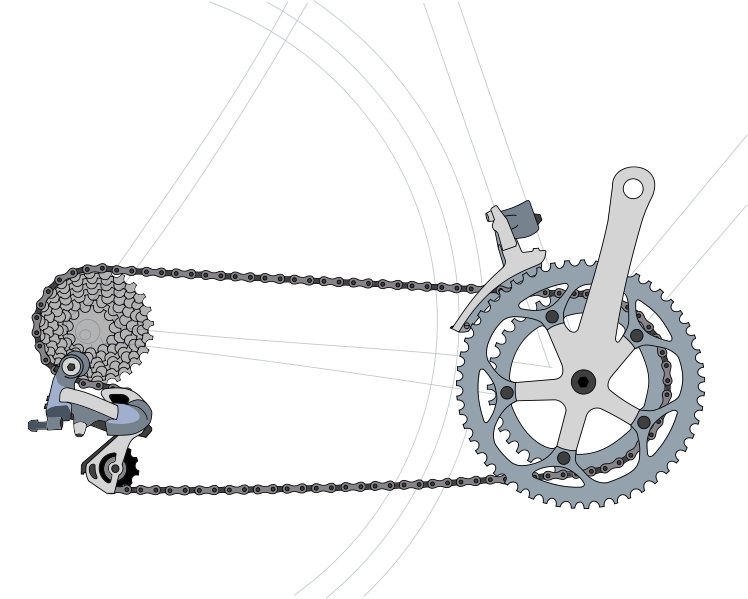One Finger Typing A bicycle's trigger shifters collide with user