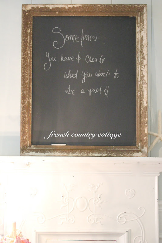 Making a Chalkboard FRENCH COUNTRY COTTAGE