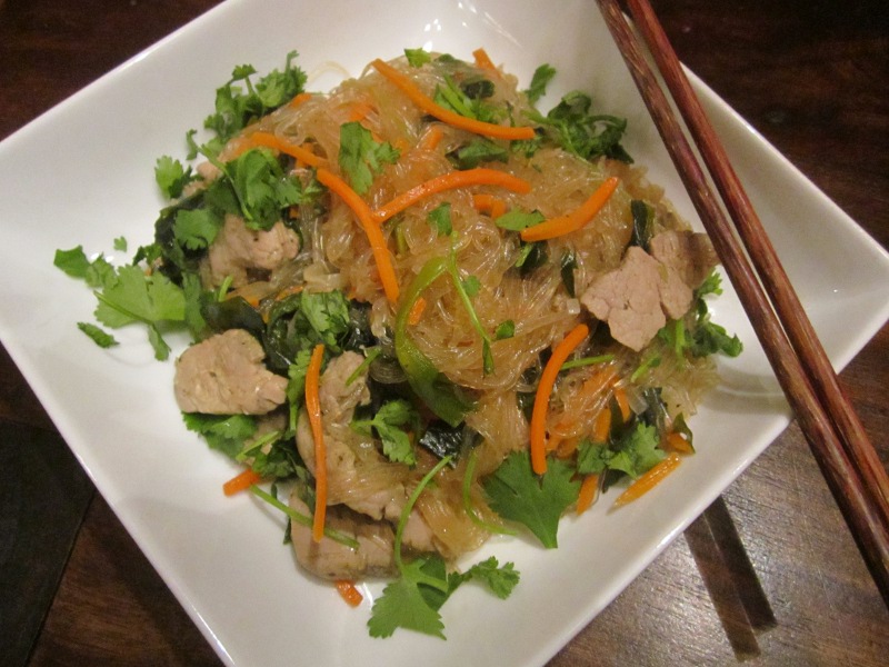 Red Kitchen Recipes Glass Noodles with Pork Tenderloin