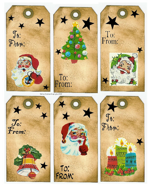 Hudson's Holidays - Designer Shirley Hudson: Christmas gift tags