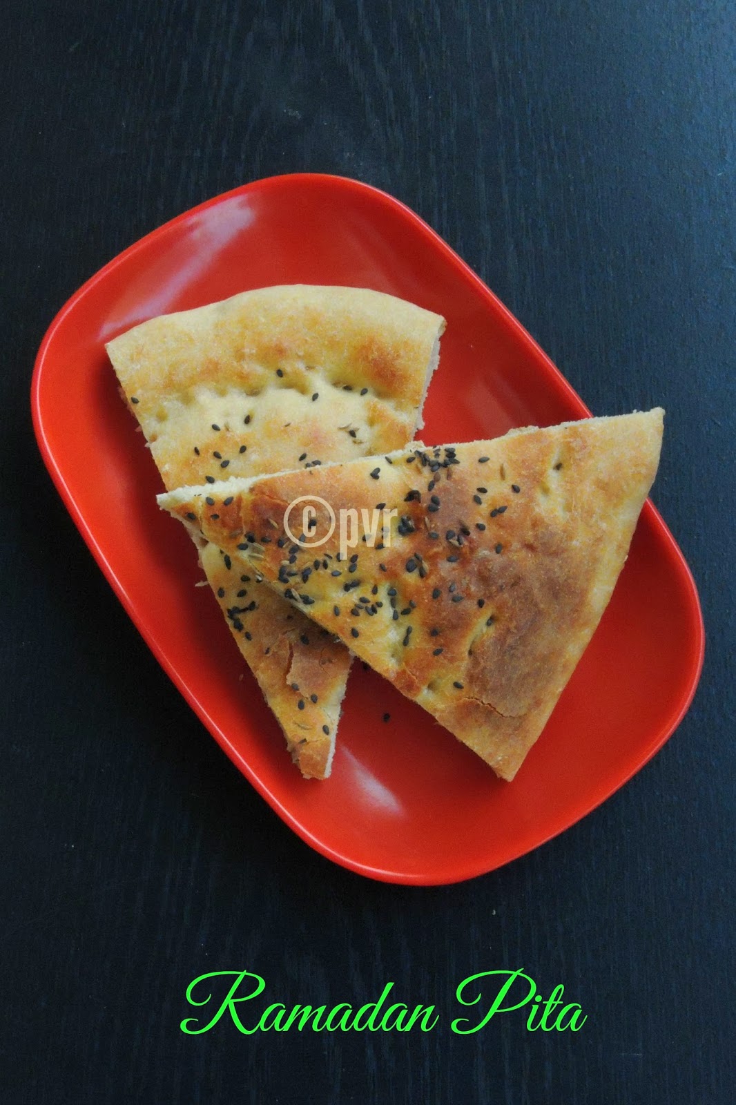 Priya's Versatile Recipes Vegan Ramadan Pita/Turkish Ramadan Pita